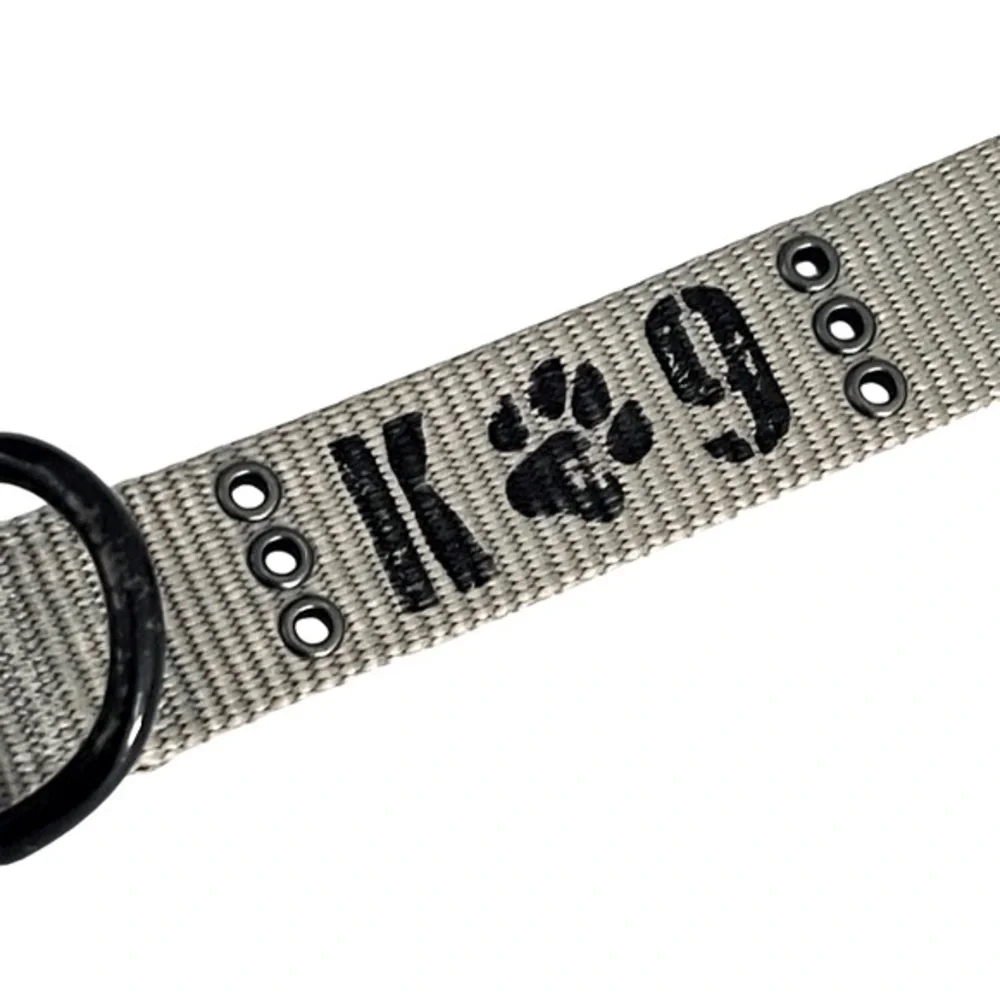 Top Paw Dog Collar K9 Sturdy Quick Release Gray Size M